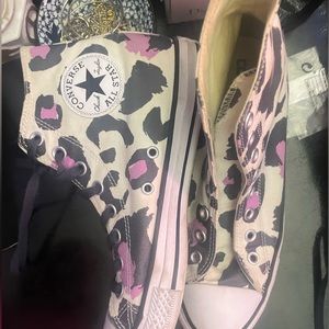Cheetah Print Converse